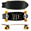 Longboard Spokey LIFE:- vyroben ze 7mi vrstvého kanadského javoru, což je velmi odolné a pružné dřevo používané pro výrobu skateboardu - neskutečně hbitý a snadno ovladatelný longboard, který usnadňuje zatáčení ...