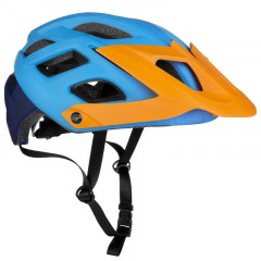 Spokey SINGLETRAIL Cyklistická přilba IN-MOLD, 58-61 cm, modrá