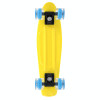 Spokey FISH Pennyboard se svíticími LED kolečky, žlutý