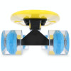 Spokey FISH Pennyboard se svíticími LED kolečky, žlutý