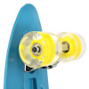 Spokey FISH Pennyboard se svíticími LED kolečky, modrý