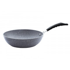 BERLINGERHAUS Wok s mramorovým povrchem 28 cm Gray Stone Touch Line BH-1159