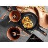 BERLINGERHAUS Pánev WOK s mramorovým povrchem 28 cm Black Rose Collection BH-1638