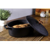 BERLINGERHAUS Pekáč litinový s poklicí 30 cm Black Rose Collection BH-6494