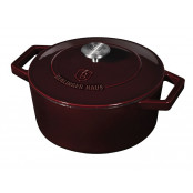 BERLINGERHAUS Pekáč litinový s poklicí 24 cm Burgundy Line BH-6497