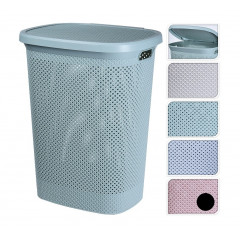 EXCELLENT HOUSEWARE Koš na prádlo plastový 60 litrů růžová KO-027100010ruzo