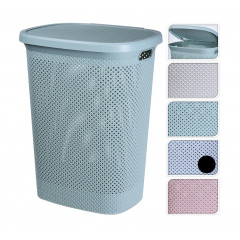 EXCELLENT HOUSEWARE Koš na prádlo plastový 60 litrů šedá KO-027100010seda