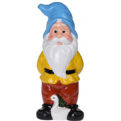 PROGARDEN Zahradní trpaslík 40 cm modrá čepička KO-099810020modr