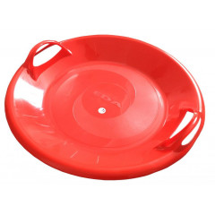 Sáňkovací talíř disk SUPER STAR - červená