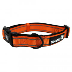 Alcott Reflexní obojek pro psy Adventure oranžový neon velikost L