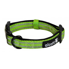 Alcott Reflexní obojek pro psy Adventure zelený velikost M