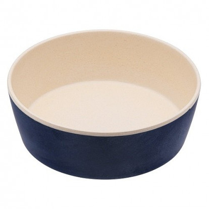 Miska pro psa, BecoBowl - Bambusová-midnight-blue-S