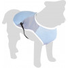 Flamingo Chladící vesta pro psy modro/šedá M 35cm