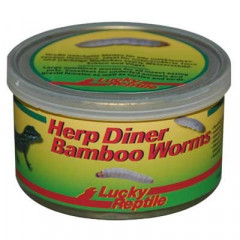 Lucky Reptile Herp Diner - bambusoví červi 35g