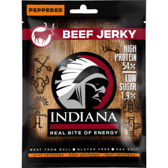 INDIANA Jerky hovězí Peppered 25g