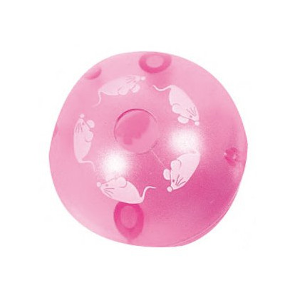 Karlie Hračka míček s Catnipem - možnost plnění pamlsky 5,5cm