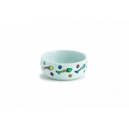 Beeztees Miska s dekorací porcelánová 11cm