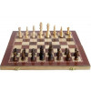 Šachy Sedco dřevěné 96 C02  Šachovnice má tvar čtverce 29x29 cm, který je rozdělen na 8x8 střídavě bílých a černých polí. Dále set obsahuje 16 bílých a 16 černých šachových figurek.