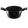BERLINGERHAUS Kastrol s poklicí s mramorovým povrchem 24 cm Black Silver Collection BH-1852