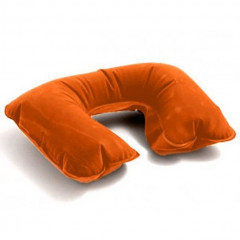 Cestovní polštářek nafukovací 44x28 cm - oranžová