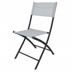 PROGARDEN Zahradní židle skládací krémová I KO-X60000200