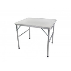 Kempingový skládací přenosný stůl CAMP ALU SEDCO 80x60x70 cm - bílá