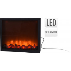 HOMESTYLING Elektrický krb s LED plameny 41x25cm KO-ADA100100