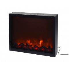HOMESTYLING Elektrický krb s LED plameny 41x35cm KO-ADA100110