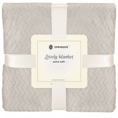 Deka 160x200 cm Springos Splendit béžová