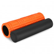 Spokey MIX ROLL Masážní fitness válec 2v1, 45 cm, oranžový