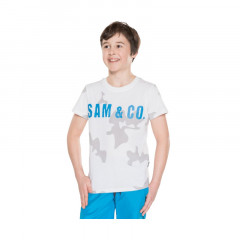SAM 73 Chlapecké triko Bílá