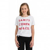 SAM 73 Dívčí triko s krátkým rukávem MELANIE Bílá