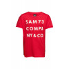 SAM 73 Dívčí triko s krátkým rukávem MELANIE Červená