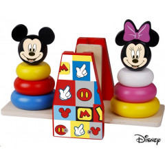 Hračka Disney baby dřevěná balanční hra Mickey