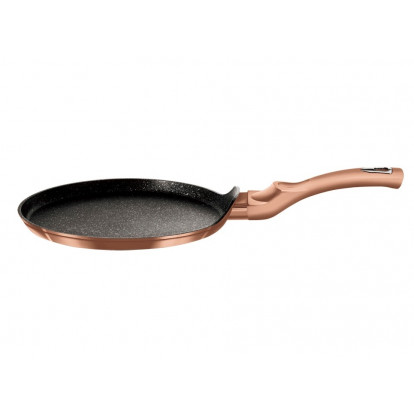 BERLINGERHAUS Pánev na palačinky s mramorovým povrchem 28 cm Rosegold Metallic Line BH-6180