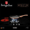 BERLINGERHAUS Pánev na palačinky s mramorovým povrchem 28 cm Rosegold Metallic Line BH-6180