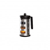 BERLINGERHAUS Konvice na čaj a kávu french press 600 ml Black Silver Collection BH-7806