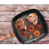 BERLINGERHAUS Pánev grilovací s mramorovým povrchem a poklicí 28 cm Rosegold Metallic Line BH-1610