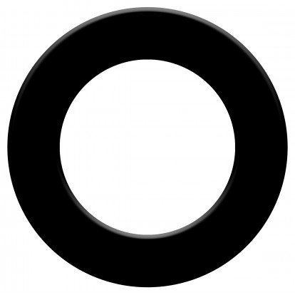 Ochranný kruh XQMax Dartboard Surround BLACK - černá