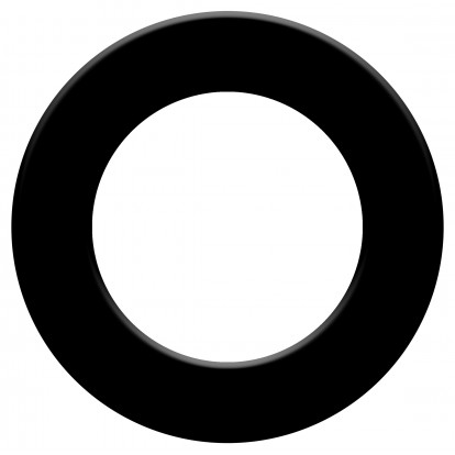 Ochranný kruh XQMax Dartboard Surround BLACK - černá