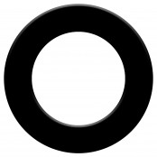 Ochranný kruh XQMax Dartboard Surround BLACK - černá