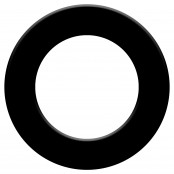 Ochranný kruh XQMax Dartboard Surround BLACK - černá