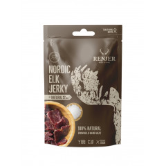 RENJER Traditional Nordic Elk (Losí) Jerky Sea Salt 25g