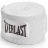 Kvalitní bandáže na box EVERLAST jsou vyrobené pro maximální ochranu. Délka každé bandáže je 3 m, šířka 5 cm. Bandáže jsou vyrobeny z bavlny a spandexu. Dlouhý suchý zip pro bezpečné zapnutí. Prodávají se v páru. 