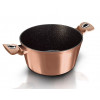 BERLINGERHAUS Kastrol s mramorovým povrchem a poklicí 28 cm Rosegold Metallic Line BH-1516