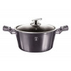BERLINGERHAUS Kastrol s poklicí s mramorovým povrchem 20 cm Carbon PRO Line BH-6892