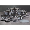 BERLINGERHAUS Kastrol s poklicí s mramorovým povrchem 20 cm Carbon PRO Line BH-6892