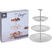 EXCELLENT HOUSEWARE Etažér třípatrový porcelánový KO-628900230