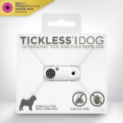 TICKLESS Mini dog Nabíjecí ultrazvukový odpuzovač klíšťat a blech Černá