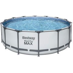 Bazén BESTWAY STEEL PRO MAX 457 x 122 cm bílý
